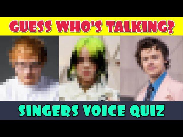 Can You Guess the Celebrity Singers by Their Voice?