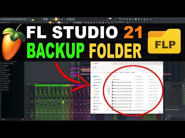 How To Find Your Backup Files In FL Studio 21 (FLP Backup Folder)