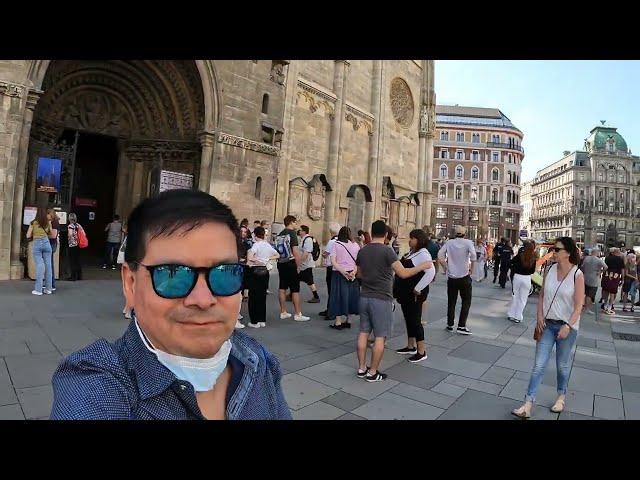 St. Stephen's Cathedral, Inside and Going up the stairs (North Tower) - Vienna Austria May 2022