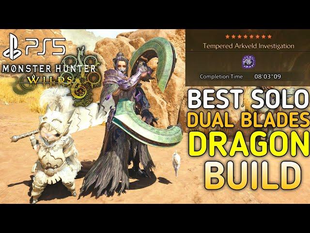 Tempered Arkveld Vs Dual Blades MONSTER HUNTER WILDS Dual Blades Build | MH Wilds Dual Blades Build