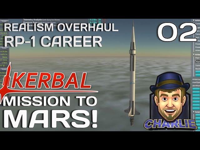 LEARNING DATA THE HARD WAY - Kerbal Space Program Realism Overhaul - Ep 02 - KSP Gameplay - RO/RP1