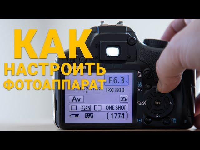 Как настроить фотоаппарат для получения отличных фотографий | Урок 5