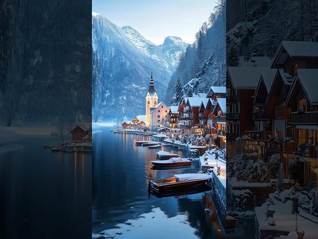 Winter Fairy Tale in Hallstatt ️ #hallstatt #austria