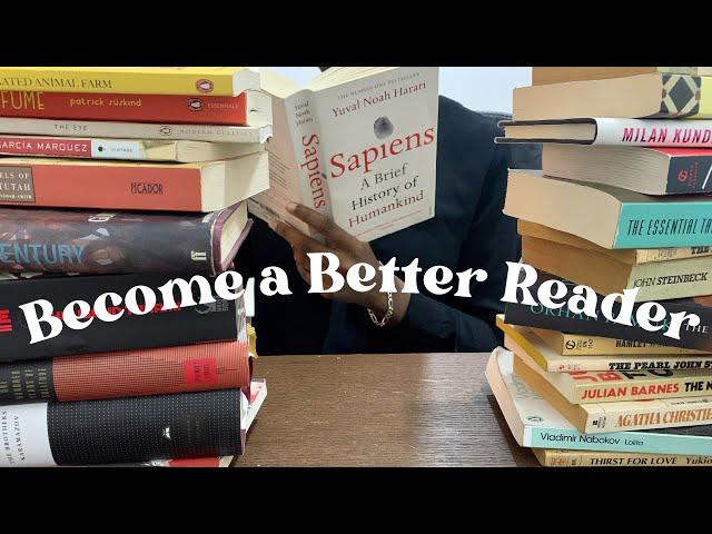 How to make reading a habit  (easy tips)