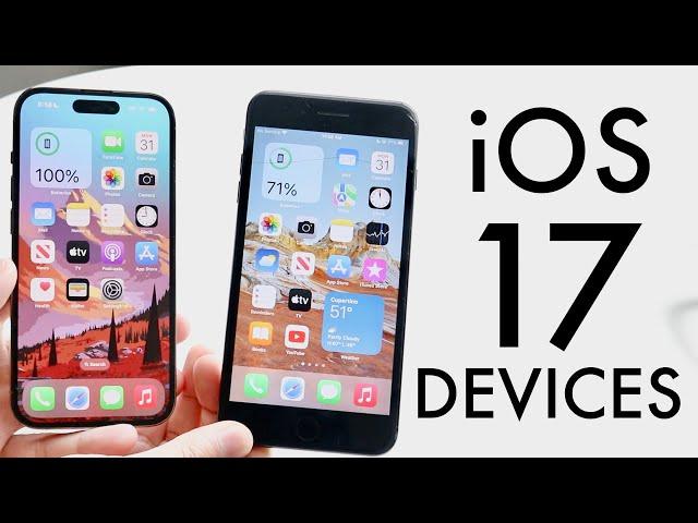 These iPhones Will Get iOS 17