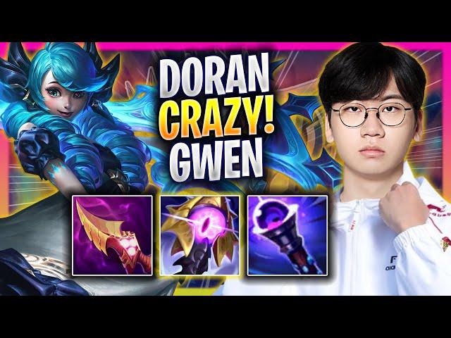 DORAN IS SO CRAZY WITH GWEN! - T1 Doran Plays Gwen TOP vs K'sante! | Season 2024