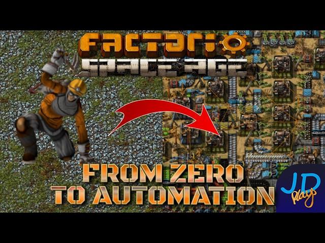 From ZERO to AUTOMATION ️ Factorio Space Age   Ep1  Tutorial. Walkthrough, Lets Play