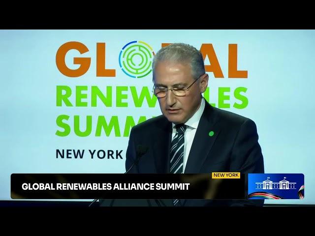 Global Renewables Alliance Summit, New York.