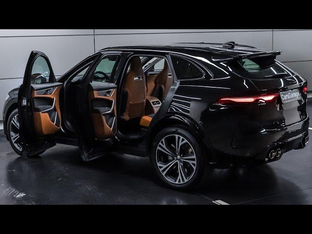 2024 Black Jaguar F-Pace SVR - Luxury SUV in Detail