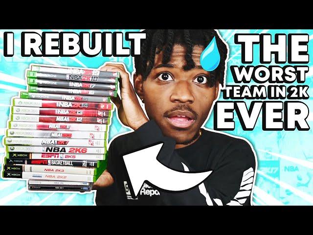 REBUILDING THE WORST TEAM IN EVERY NBA 2K GAME IN ONE VIDEO