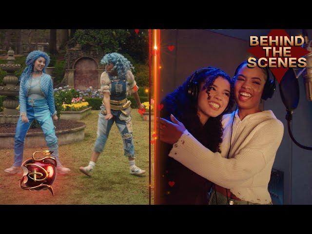 @DisneyDescendants: The Rise of Red | Making Of Get Your Hands Dirty | Malia Baker & Morgan Dudley