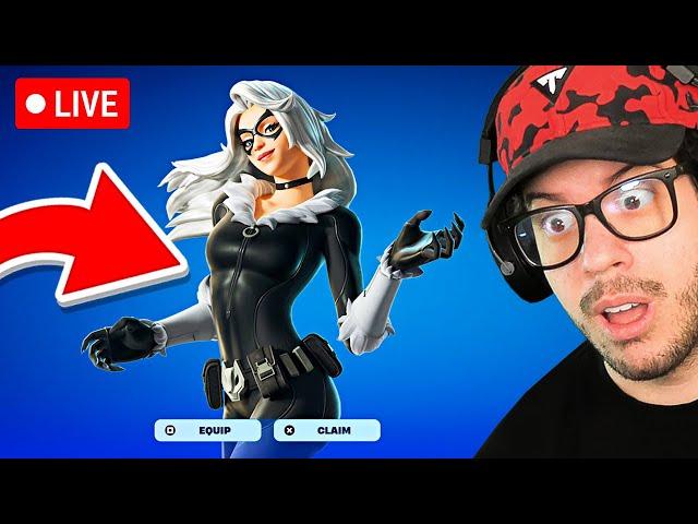 LIVE! - New BLACK CAT in FORTNITE! (Early)