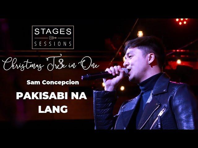 Sam Concepcion - "Pakisabi Na Lang" (A The CompanY Cover) Live at Christmas Tr3e in One