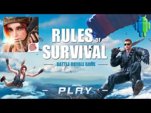 RULES OF SURVIVAL на Android/iOS GamePlay HD