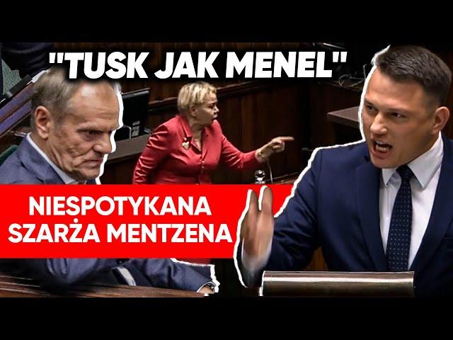 Mentzen bezlitośnie. Posłanka nie wytrzymała. Szarża w Tuska