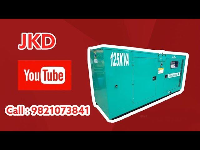 62.5 kva open diesel generator set supplied for fish process unit at ratnagiri