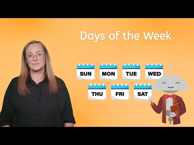 Days of the Week - American Sign Language for Kids!