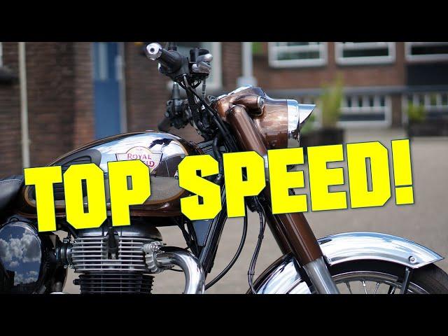 2022 ROYAL ENFIELD CLASSIC 350 - TOP SPEED + GPS