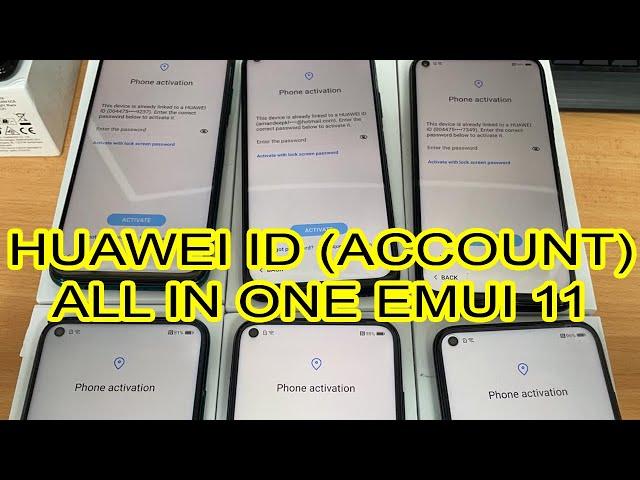 HOW TO REMOVE ID ACCOUNT HUAWEI MOBILE EMUI 11 2021