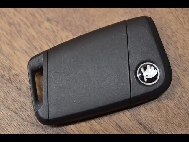 Skoda Kodiaq / Superb key fob battery replacement - EASY DIY