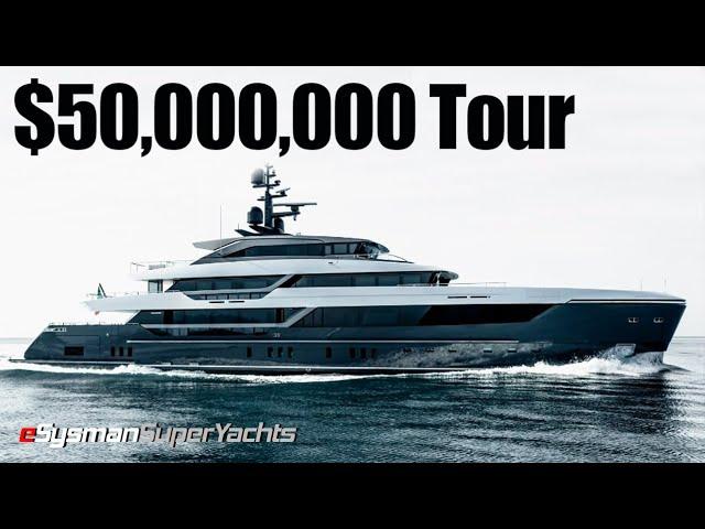 $50 Million Superyacht Full Inside Tour! - M/Y Virtuosity