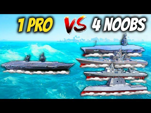 The Most Insane Battle You Will Ever See In Modern Warships