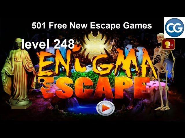 [Walkthrough] 501 Free New Escape Games level 248 - Enigma escape - Complete Game