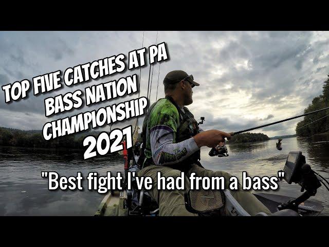 Top 5 Fish From Pa Bass Nation Kayak Championships 2021