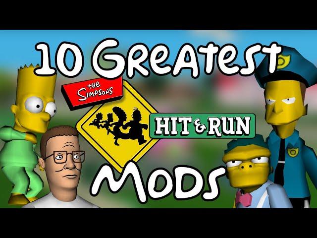 Top 10 Greatest Simpsons Hit & Run Mods