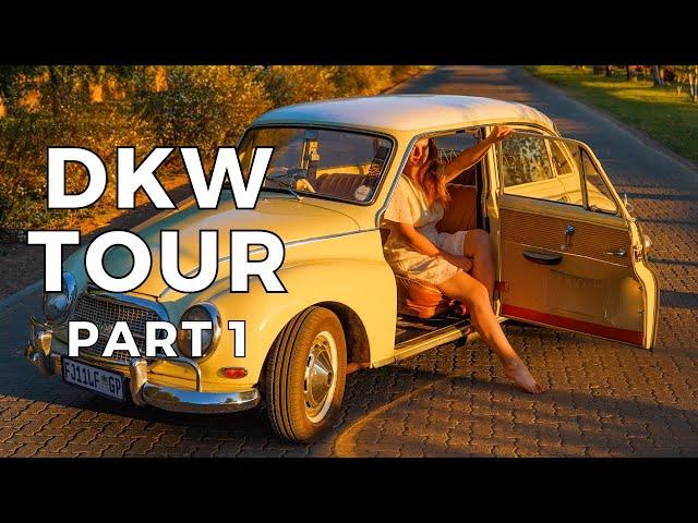 Modern car girl meets 1960's classic cars - Autounion DKW 1000S | DKW Tour Part 1 | KiaraShifts