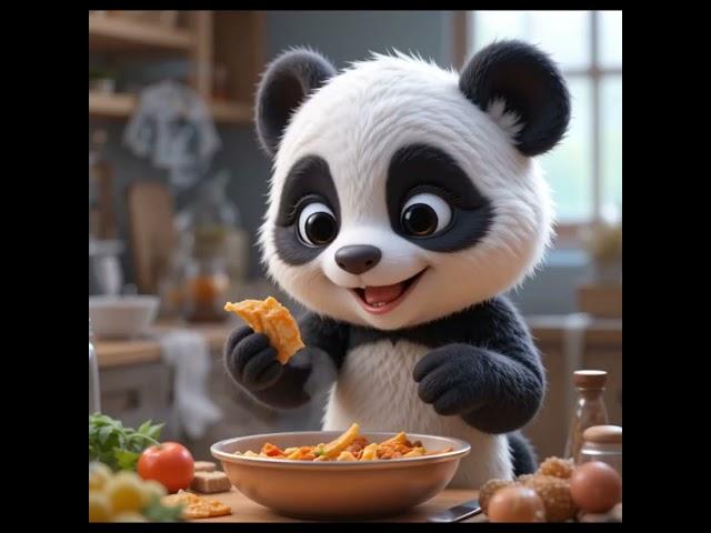 You Won’t Believe What This Panda Did to Save a Lost Cat  | Funniest Rescue Ever! #shorts