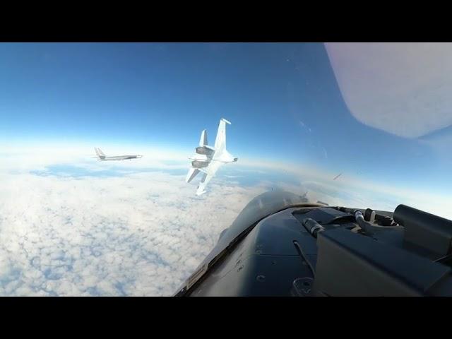 TOO CLOSE: Russian military jet nearly collides with U.S. F-16