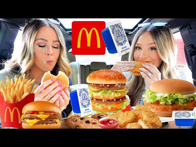 Trying New McDonald's Items | Big Mac Sauce Cups!!