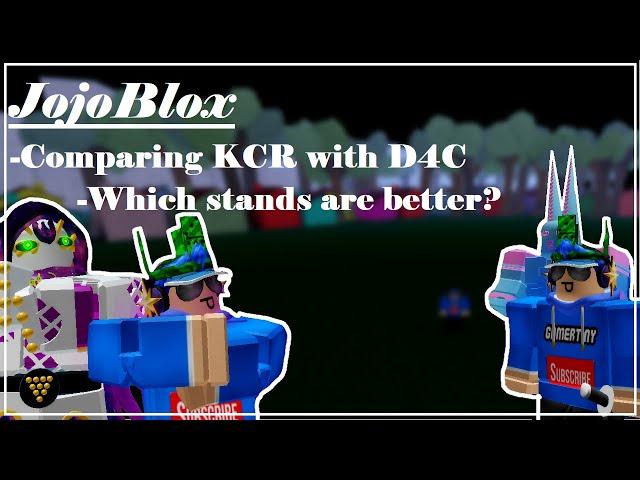 JojoBlox KCR vs D4C | Jojo Blox Comparing D4C & King Crimson Requiem | Roblox