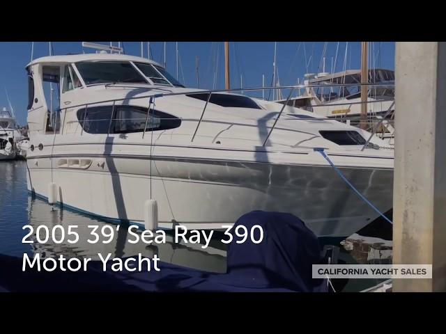 2005 Sea Ray 390 Motor Yacht Walk Through | California Yacht Sales