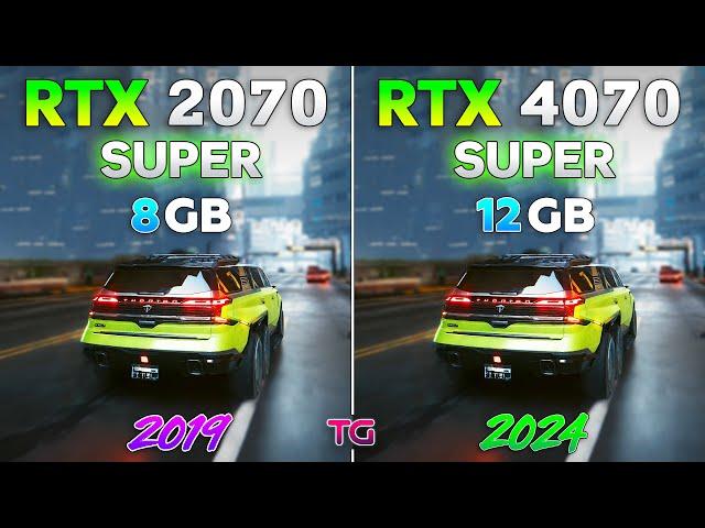 RTX 2070 SUPER vs RTX 4070 SUPER - 5 Years Difference