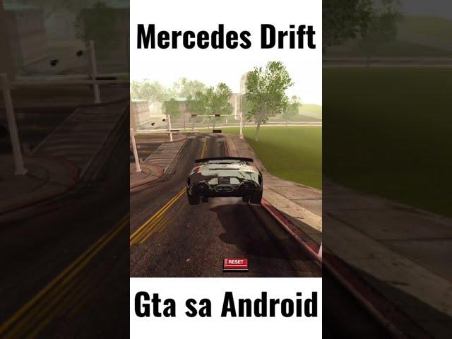 Gta Sa Android Mercedes Drift  ll Gta sa ultra enb graphics mod gameplay ll gta sa Short #shorts