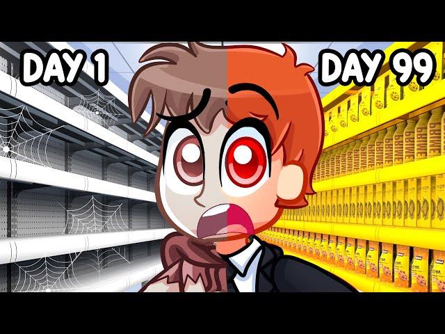 I Played 100 Days of Grocery Store Simulator