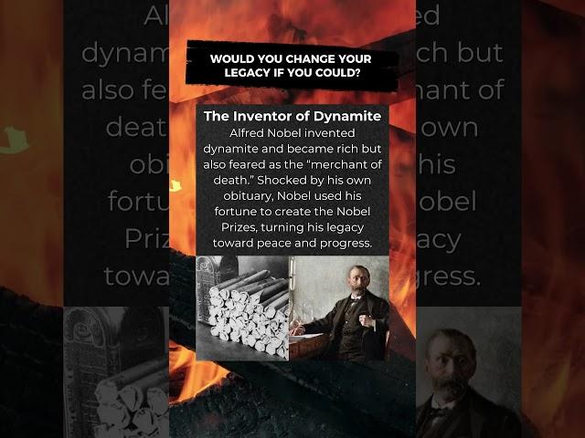 The Inventor of Dynamite Who Created the Nobel Prize  #history #shorts