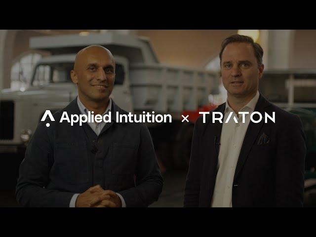 Applied Intuition & TRATON: AI-driven vehicle software for trucks