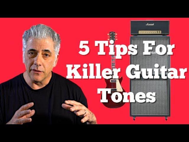 5 SIMPLE Tips For Getting GREAT Guitar Sounds