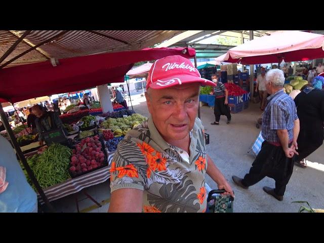 Аланья, Турция: баzар в 4k