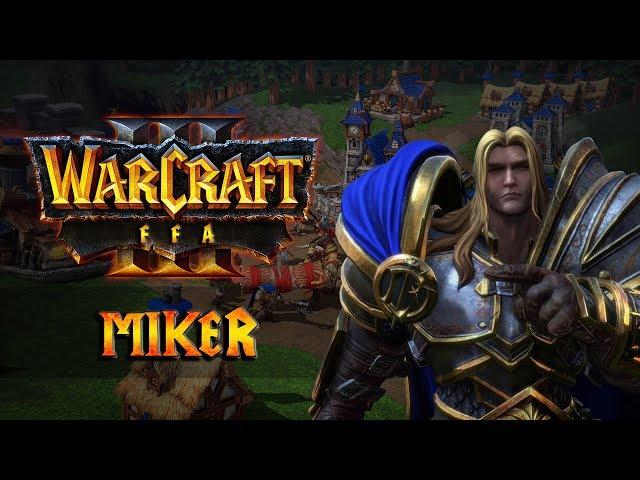 Warcraft 3 FFA с Майкером 18.01.2020