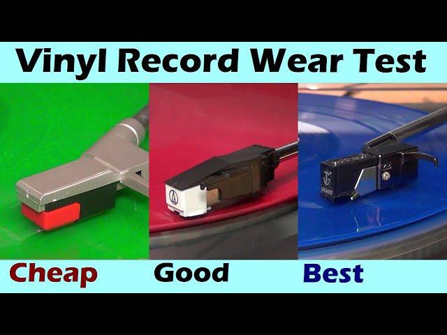 Three-way vinyl record wear test