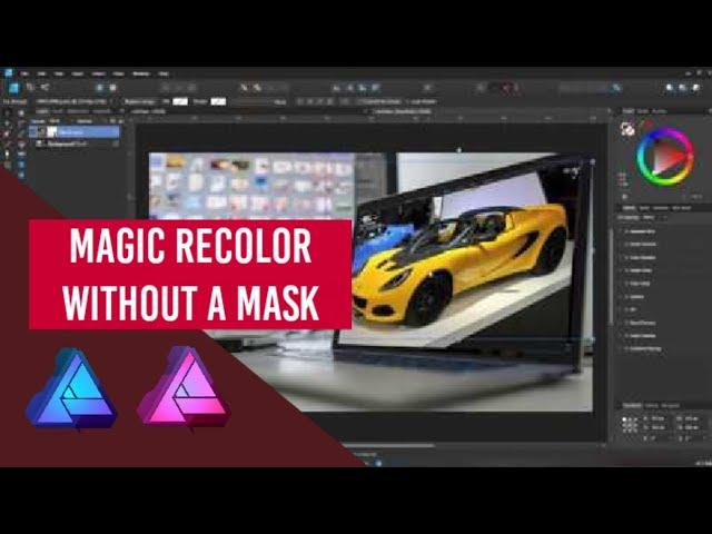 Instant Recolour without Masks in Affinity Designer