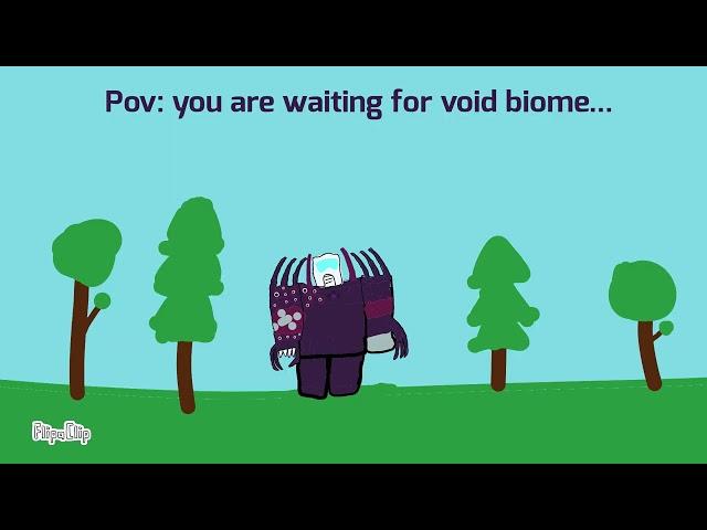 Balanced craftwars overhaul animation: void biome waiting