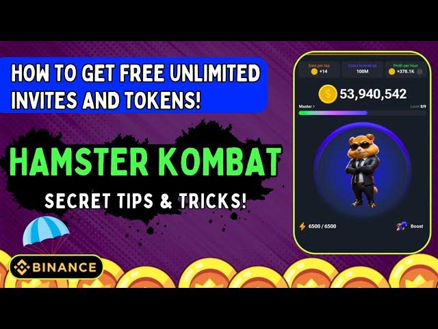 HAMSTER KOMBAT TRICK: How To Get FREE Unlimited Invitation Friends on Hamster Kombat