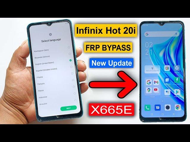 Infinix Hot 20i Frp Bypass Android 12 | Infinix X665e Frp Unlock/Google Account Bypass Android 12 |