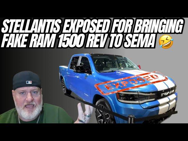 Stellantis Got Exposed For Bringing A Fake Ram 1500 REV To SEMA 