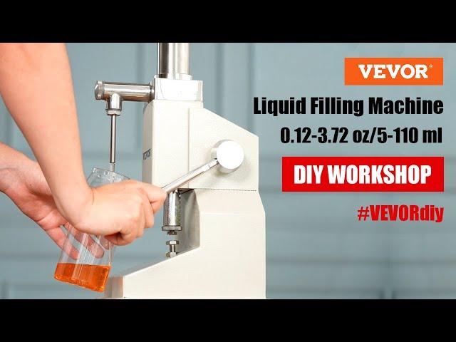 DIY WORKSHOP MUST-HAVE - VEVOR Manual Liquid Filling Machine, For Filling Liquid, Perfume, Cosmetic